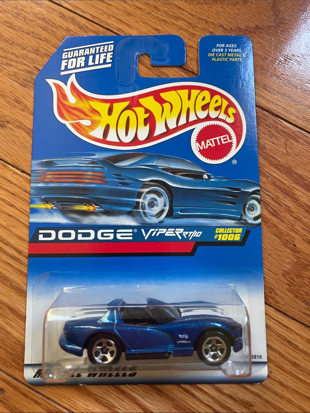 Hot Wheels Dodge Viper Toy Car - Blue